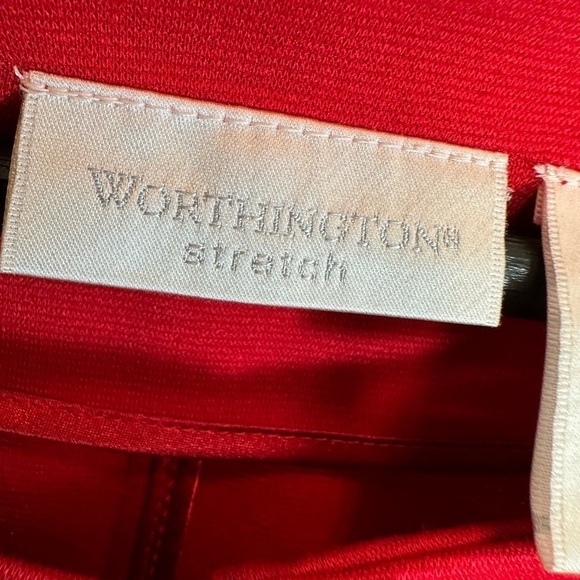 Worthington Stretch Womens Jacket Blazer Large Cloth Covered Button Long Sleeve - Picture 5 of 7